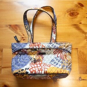 Vera Bradley Painted Feathers Shoulder Bag Purse